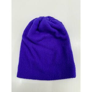 Turtle Fur Childrens Hat Purple Fleece Winter Pull On Beanie Vintage